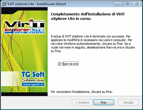 Riavvio del Computer Riavvio del Computer
