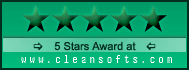 Vir.IT eXplorer awarded 5 Stars at CleanSofts.com