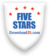  Vir.IT eXplorer Lite awarded 5 stars at Download25 