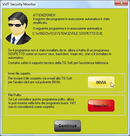 Invia file sospetto - Vir.IT Intrusion Detection Invia file sospetto - Vir.IT Intrusion Detection