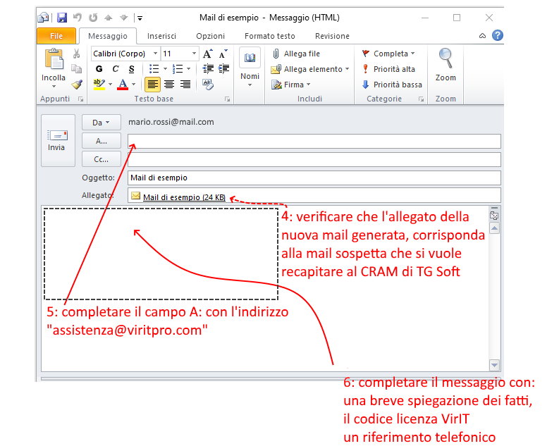 Inoltra Come Allegato usando Outlook Inoltra Come Allegato usando Outlook