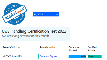 Certificazione AppEsteeem Dicembre 2022