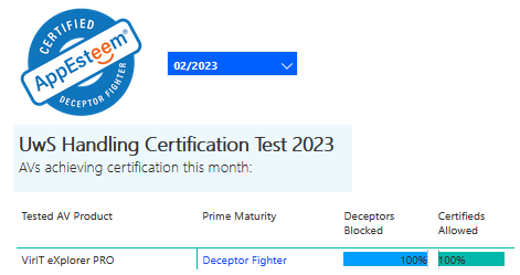 Certificazione AppEsteeem Febbraio 2023