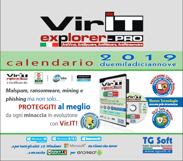 Scarica il nostro calendario 2019