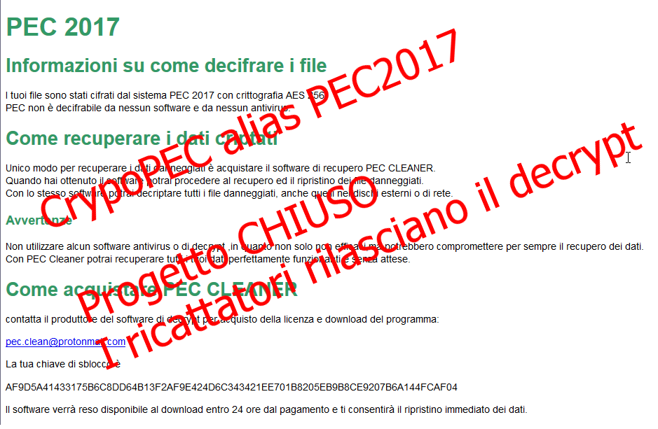 immagine relativa al software Pec Decryptor