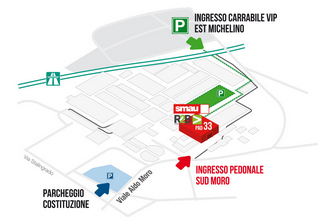 Clicca per maggiori info su come raggiungere SMAU Bologna 2019 presso Padiglione 33 di BolognaFiere...