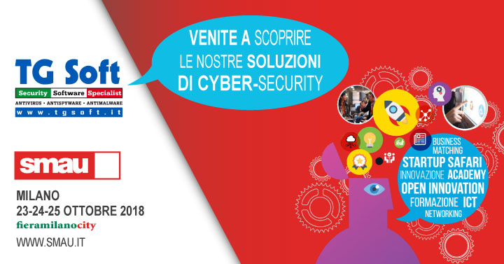 SMAU Milano 2018 => Ingresso OMAGGIO offerto da TG Soft