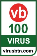 Logo VB100 by Virus Bulletin