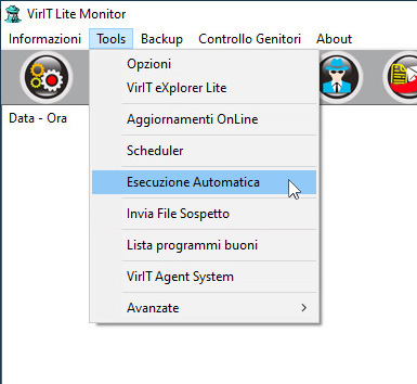 Invia file sospetto - Vir.IT Lite Monitor